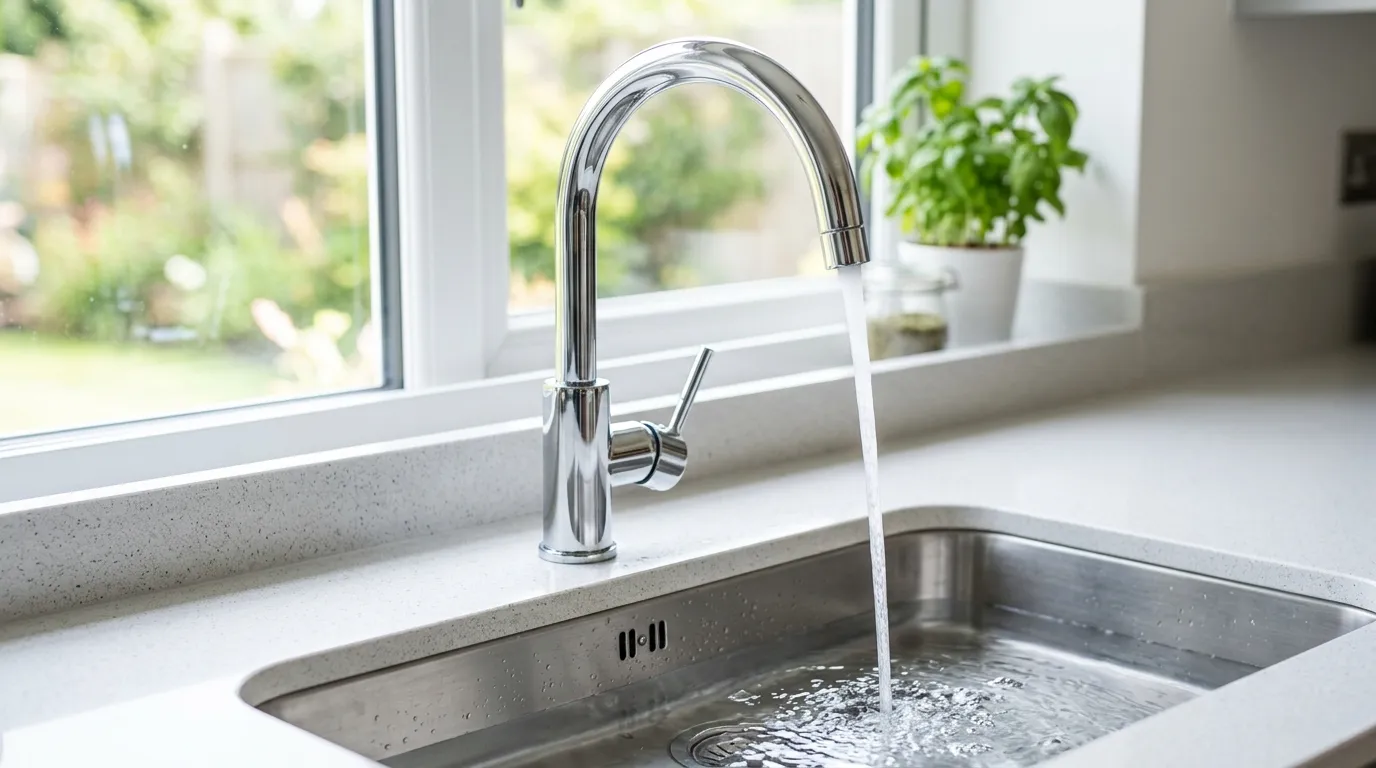 Local Plumbing Master Pros same day plumber fixing a faucet in Sanford, ME